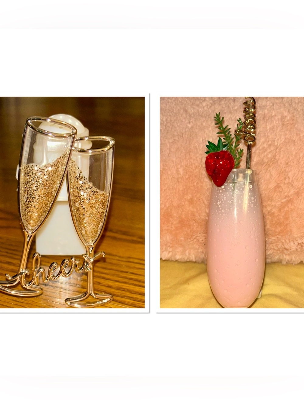Bath & body works new year cheers wallflower plug bundle